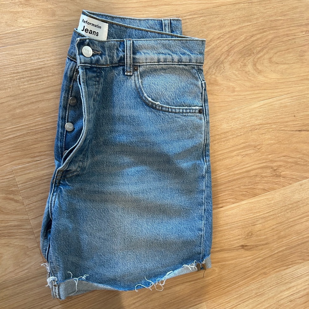 Reformation Jean Shorts